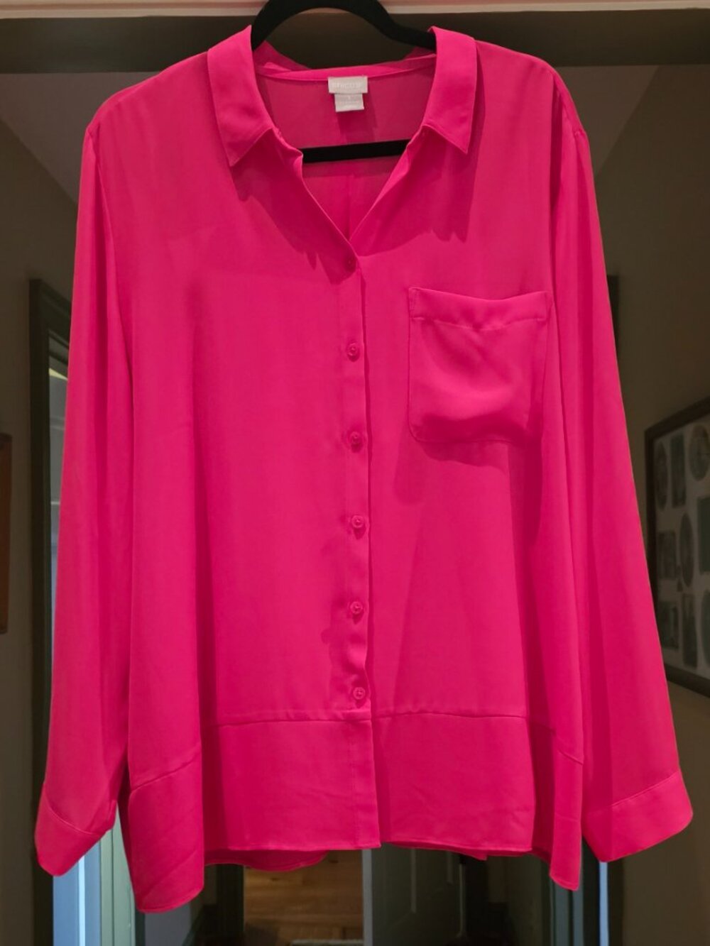 Womens Chico's 2-Piece Blouse Set Size 16/18
